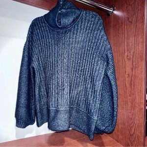 Cozy navy blue sweater